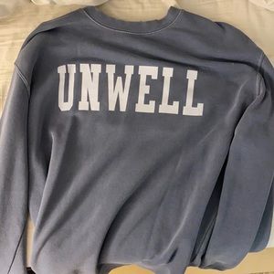 Unwell hoodie large